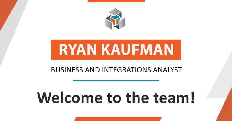 Ryan Kaufman as IR's newest Business and Integrations Analyst